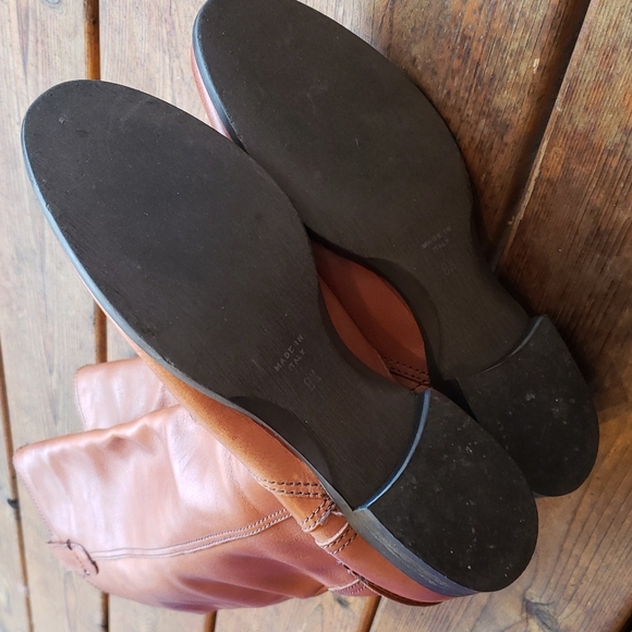 MADEWELL 1937 English Saddle Archive Leather Tall Riding Boots sz 8.5 Equestrian - Picture 12 of 17